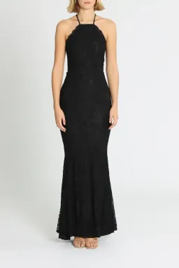 Elle Zeitoune Lori Gown Black Size 6 for rent on The Volte - image 1