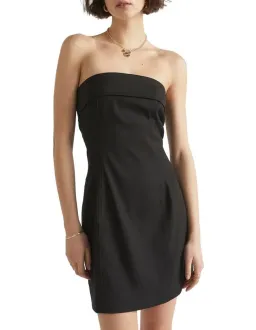 Seed Heritage Strapless Tailored Mini Dress Black Size 12 for rent on The Volte - image 1