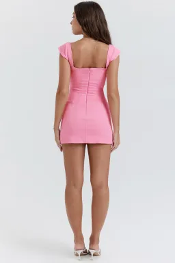 House of CB Leonida French Corset Mini Dress Pink Size M/AU 10  for rent on The Volte - image 3