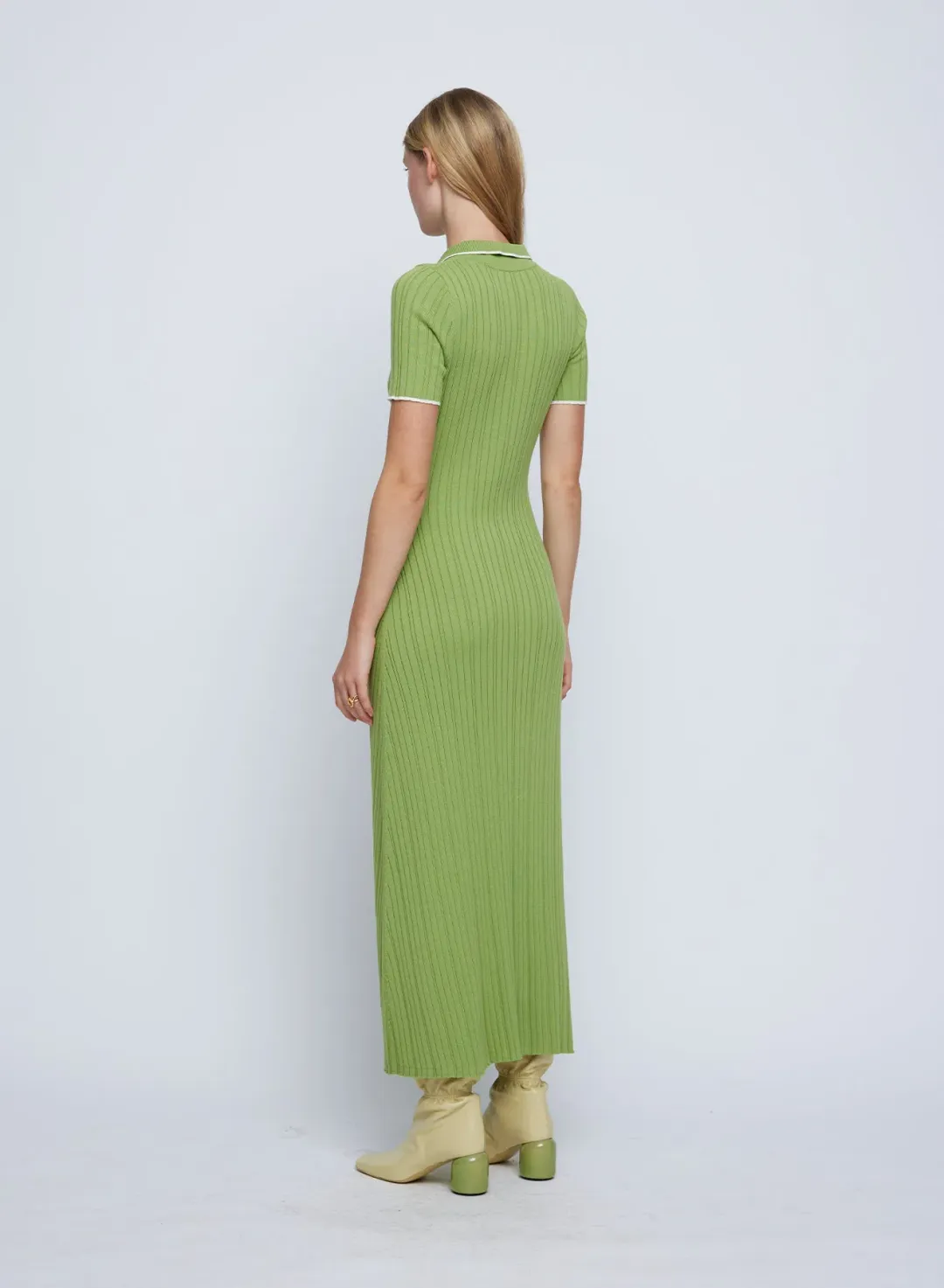 Anna Quan Penelope Dress In Matcha Cream Size 8 for rent on The Volte - main image
