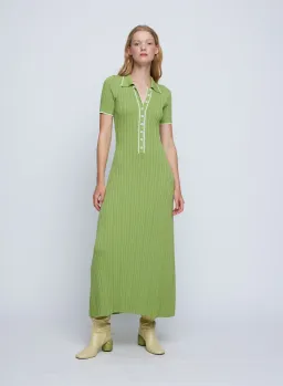 Anna Quan Penelope Dress In Matcha Cream Size 8 for rent on The Volte - image 1