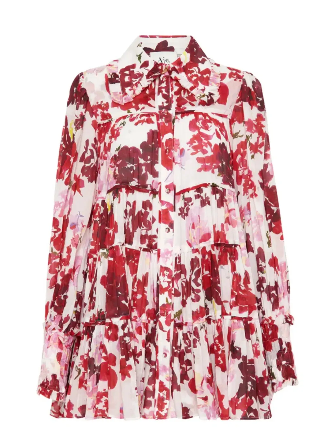 Aje Wilderness Smock Dress Size 10 for rent on The Volte - main image