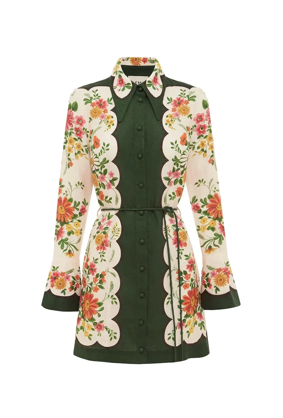 Alemais Elisabetta Mini Dress Floral Size 8 for rent on The Volte - main image