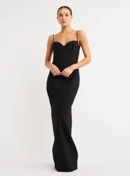 Rachel Gilbert Bodie Gown In Black Size AU 8 for rent on The Volte - image 1