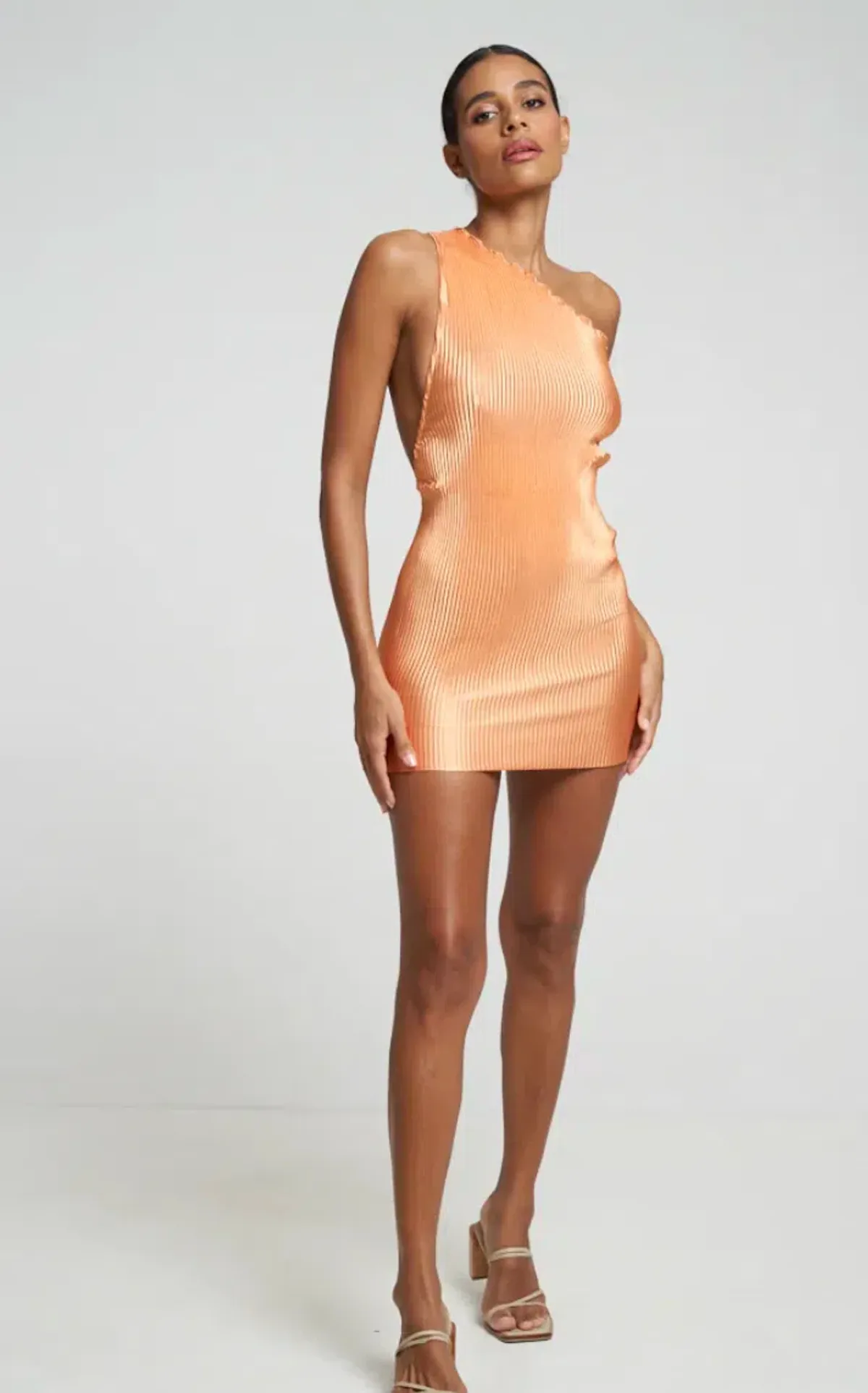 L'Idee Naomi Mini in Sunset Orange Size AU 8 for rent on The Volte - main image