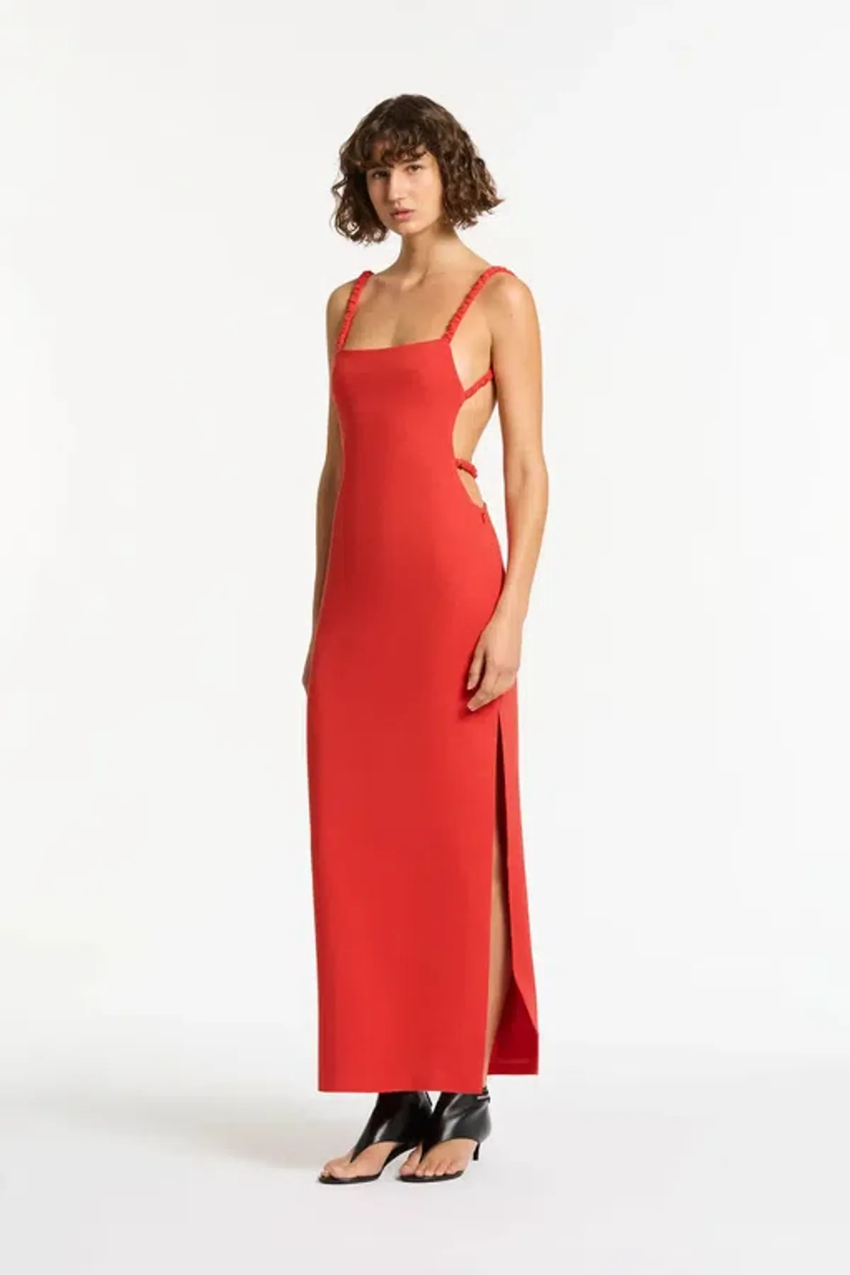 Sir the Label Spoerri Cutout Maxi Dress in Red Size AU 10 for rent on The Volte - main image