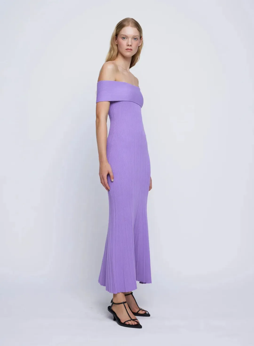 Anna Quan Brea Midi Dress Lilac Size 10 for rent on The Volte - main image