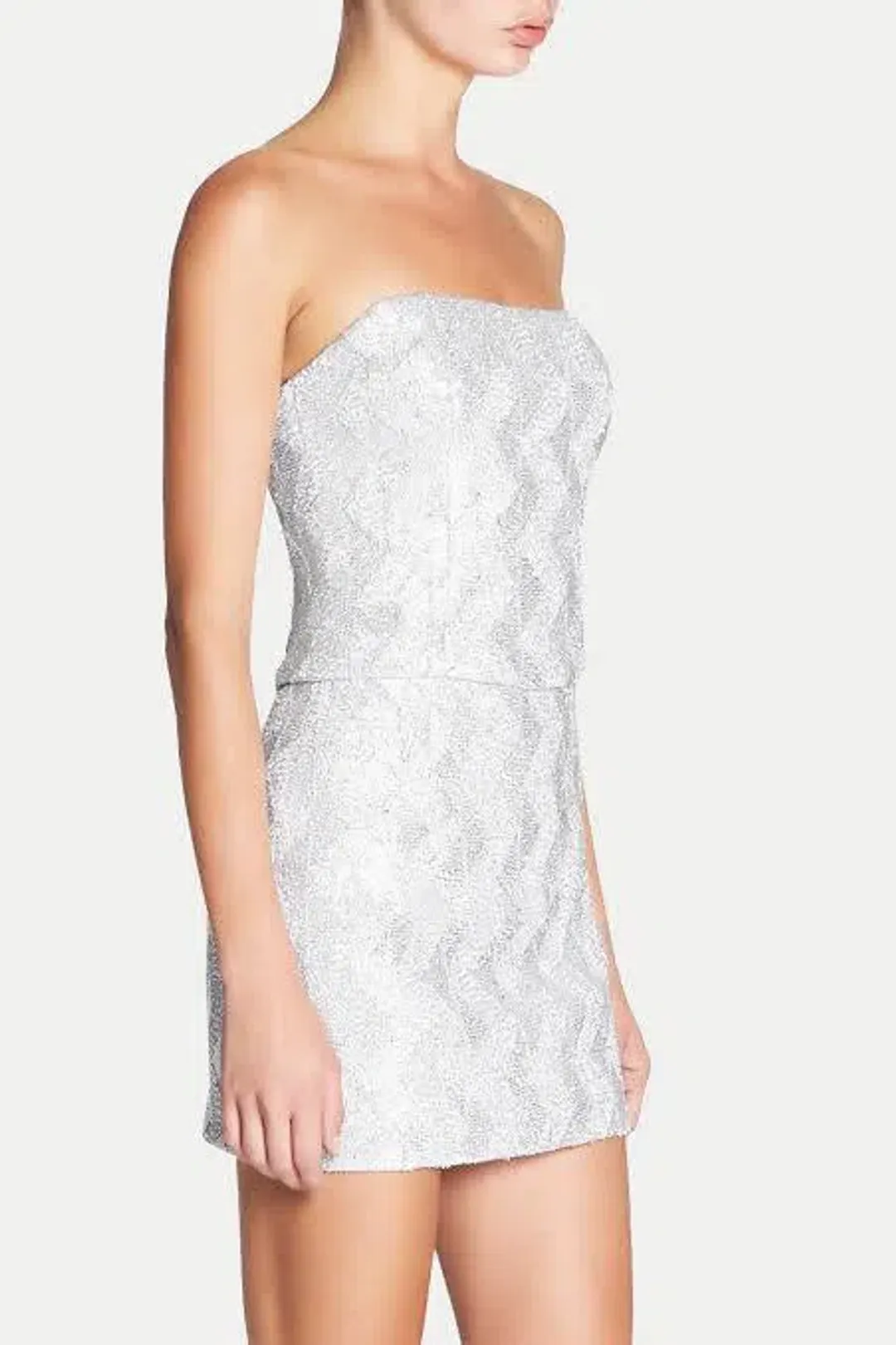 Manning Cartell No Filter Bustier and Skirt In Metallic Size 8 for rent on The Volte - main image