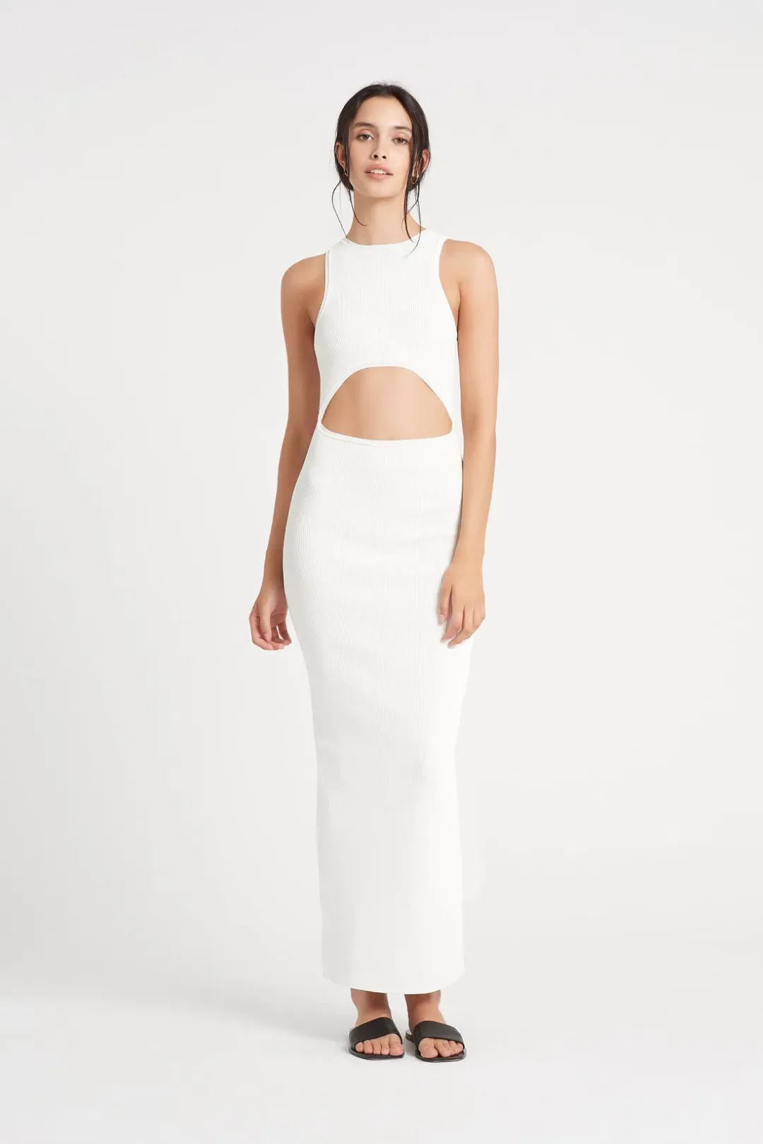 Sir The Label Ingrid Cut Out Dress Ivory Size XS/Au 6 for rent on The Volte - main image