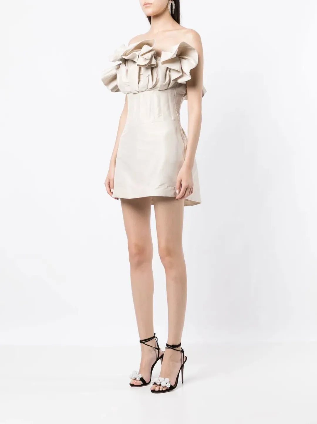 Rachel Gilbert Freida Dress Stone Size 8 for rent on The Volte - main image