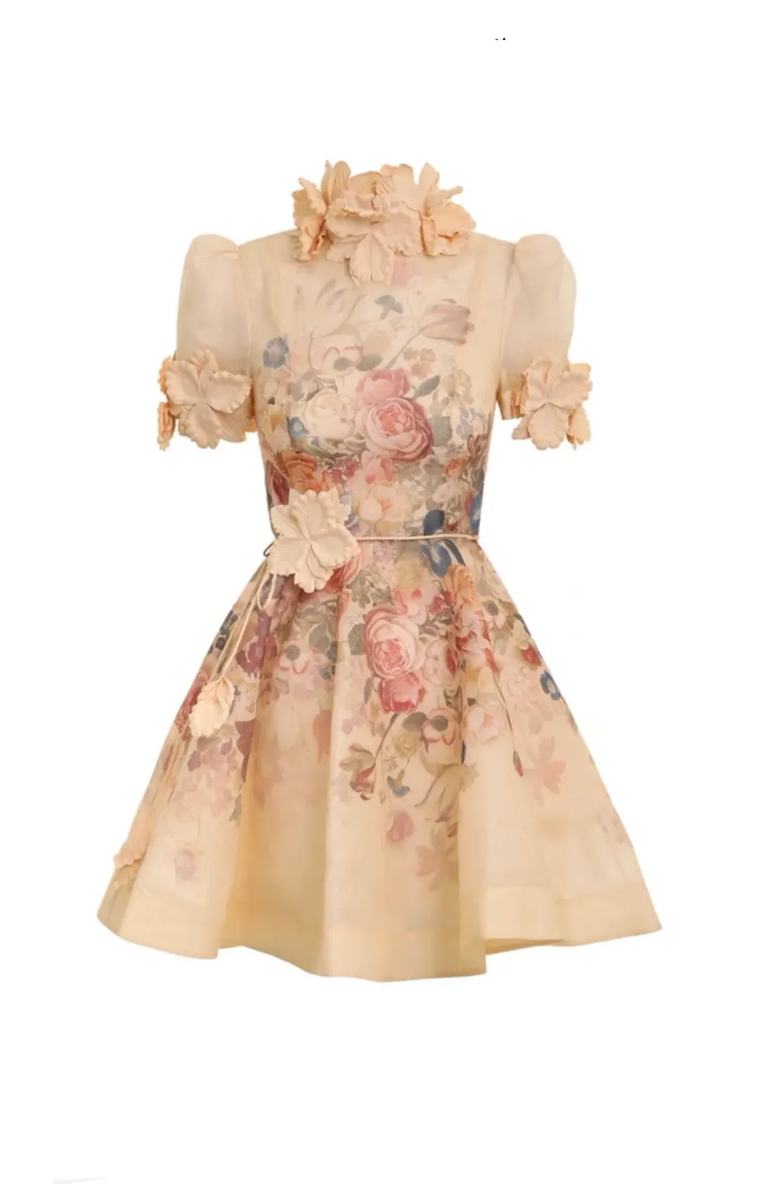 Zimmermann Luminosity Liftoff Mini Dress Print Size 2/ AU 12 for rent on The Volte - main image