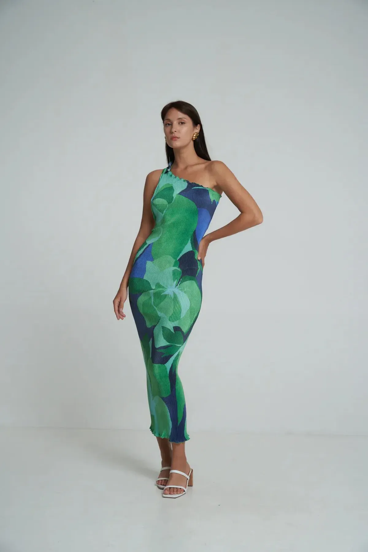 Lidee Naomi Gown Capri Green  for rent on The Volte - main image