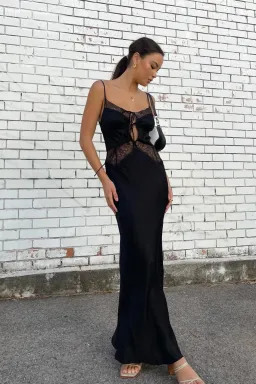 Bec & Bridge Nicolette Maxi Dress Black Size 8 for rent on The Volte - image 2