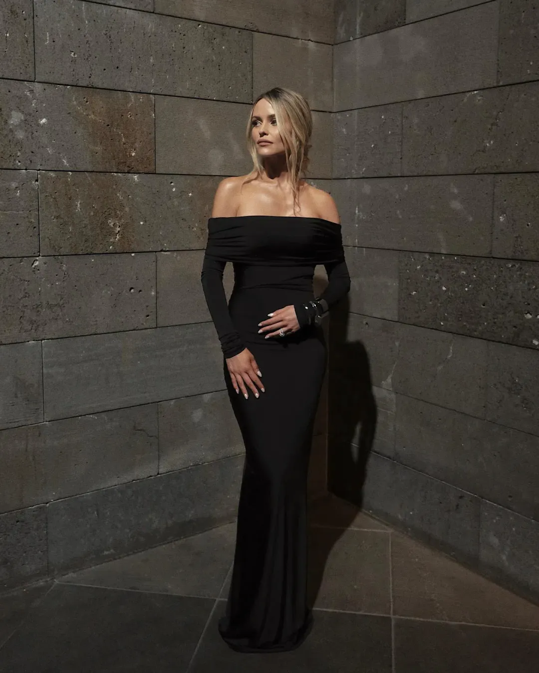 Effie Kats Gwen Gown Black Size M / AU 10 for rent on The Volte - main image