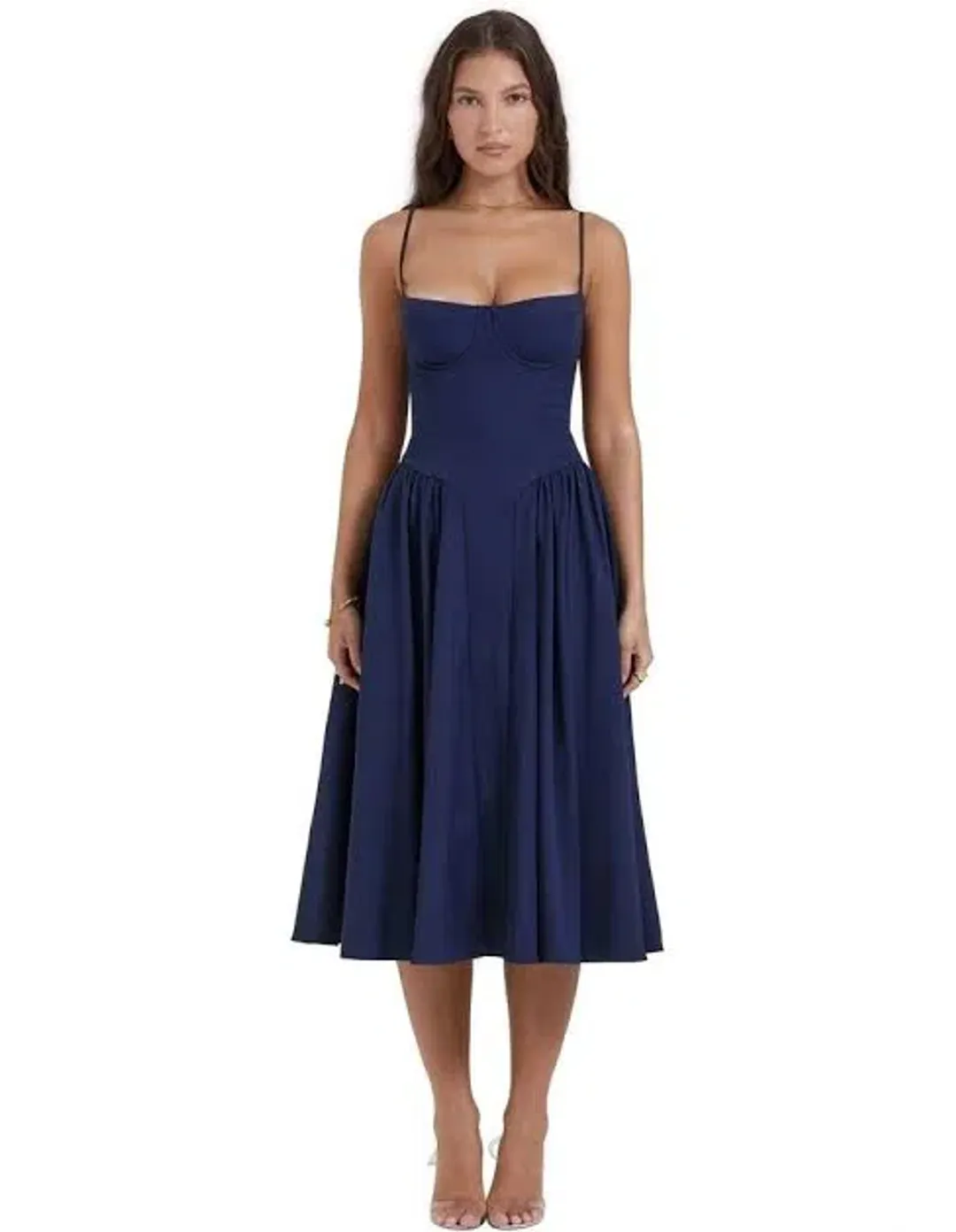 House Of CB Samaria Dress Navy Size Small Size AU 8 for rent on The Volte - main image