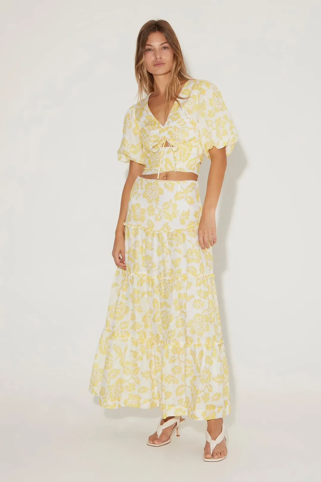 Hansen and Gretel Evergreen Skirt Soleil Floral Size 6 for rent on The Volte - main image