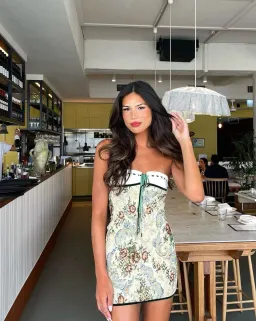 With Jean Sabrin Mini Dress Tabi Size M / AU 10 for rent on The Volte - image 1