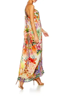 Camilla Flower Hour Round Neck Kaftan One Size  for rent on The Volte - image 6