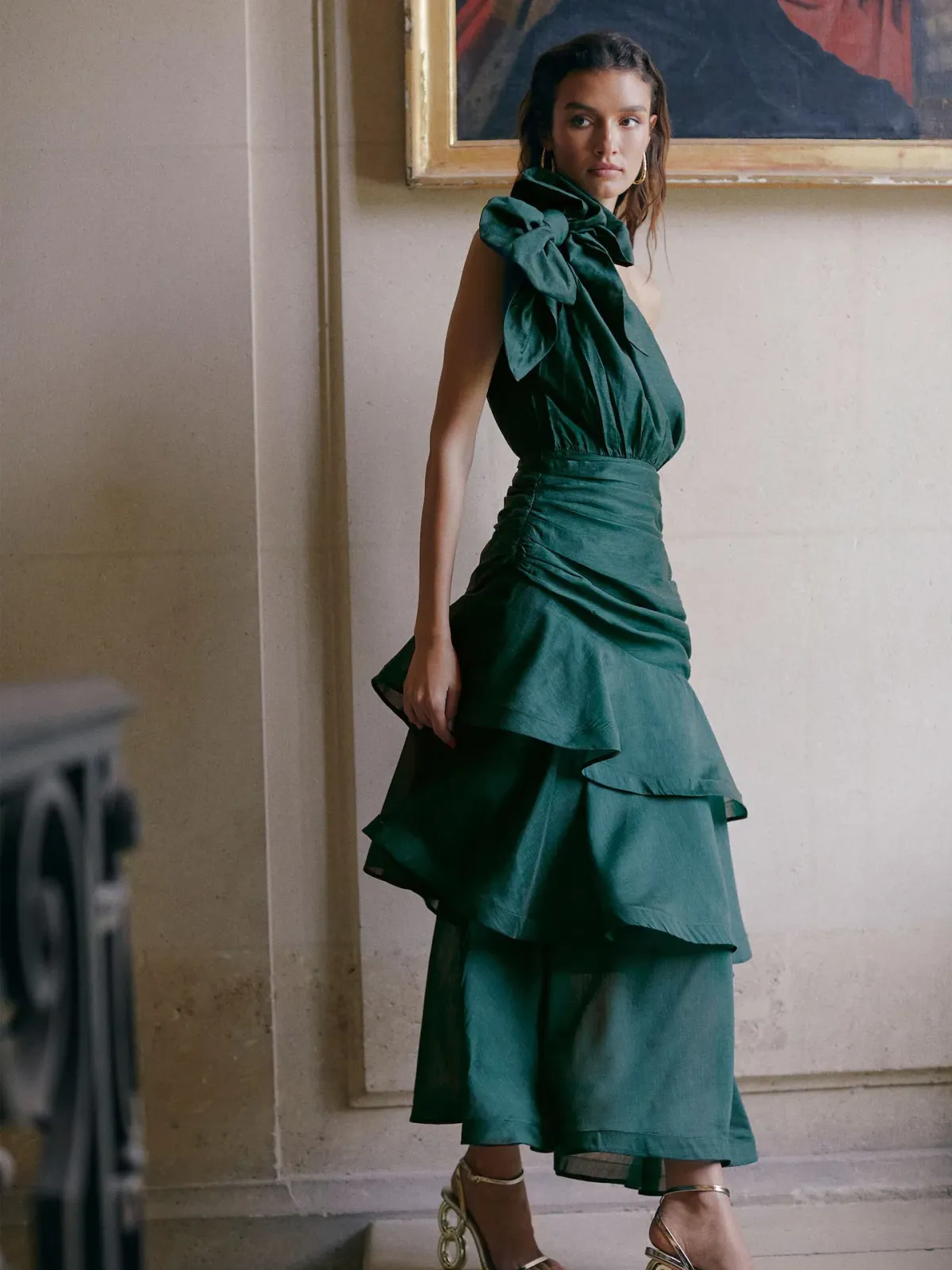 Sheike Casablanca Dress Green Size 14 for rent on The Volte - main image