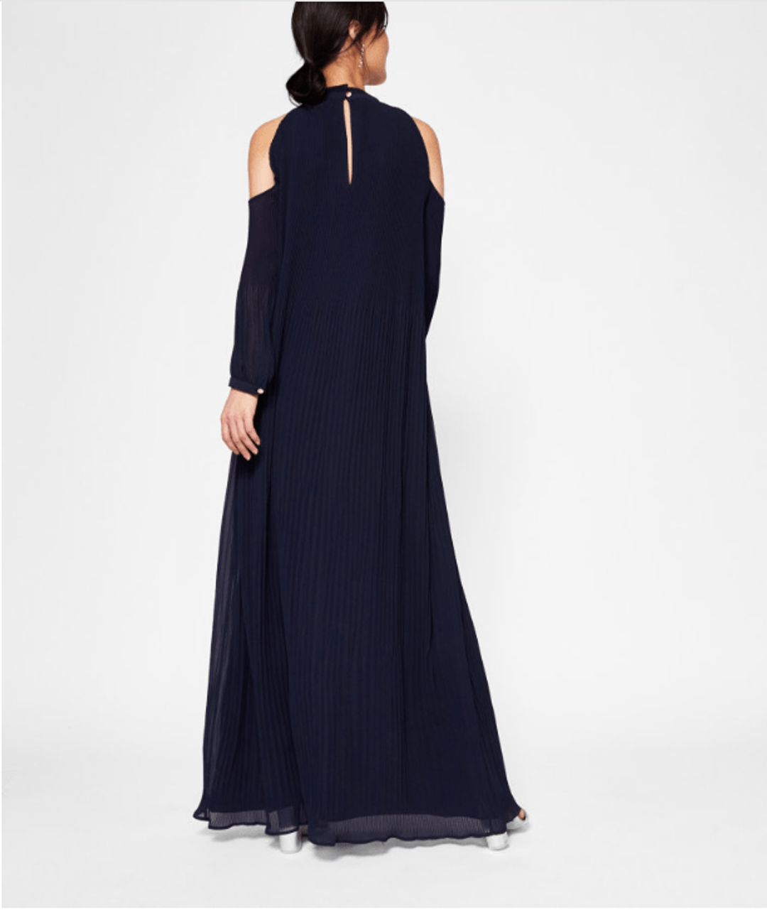 Ted Baker Rebessa Maxi Dress navy size 14 for rent on The Volte - main image