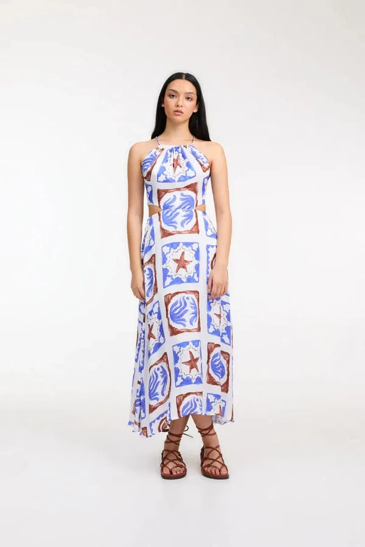 Roame Jude Dress Print Size 14  for rent on The Volte - main image
