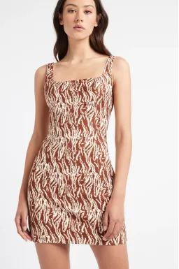 Kookai Reyna Mini Dress Print Size 8 for rent on The Volte - image 2