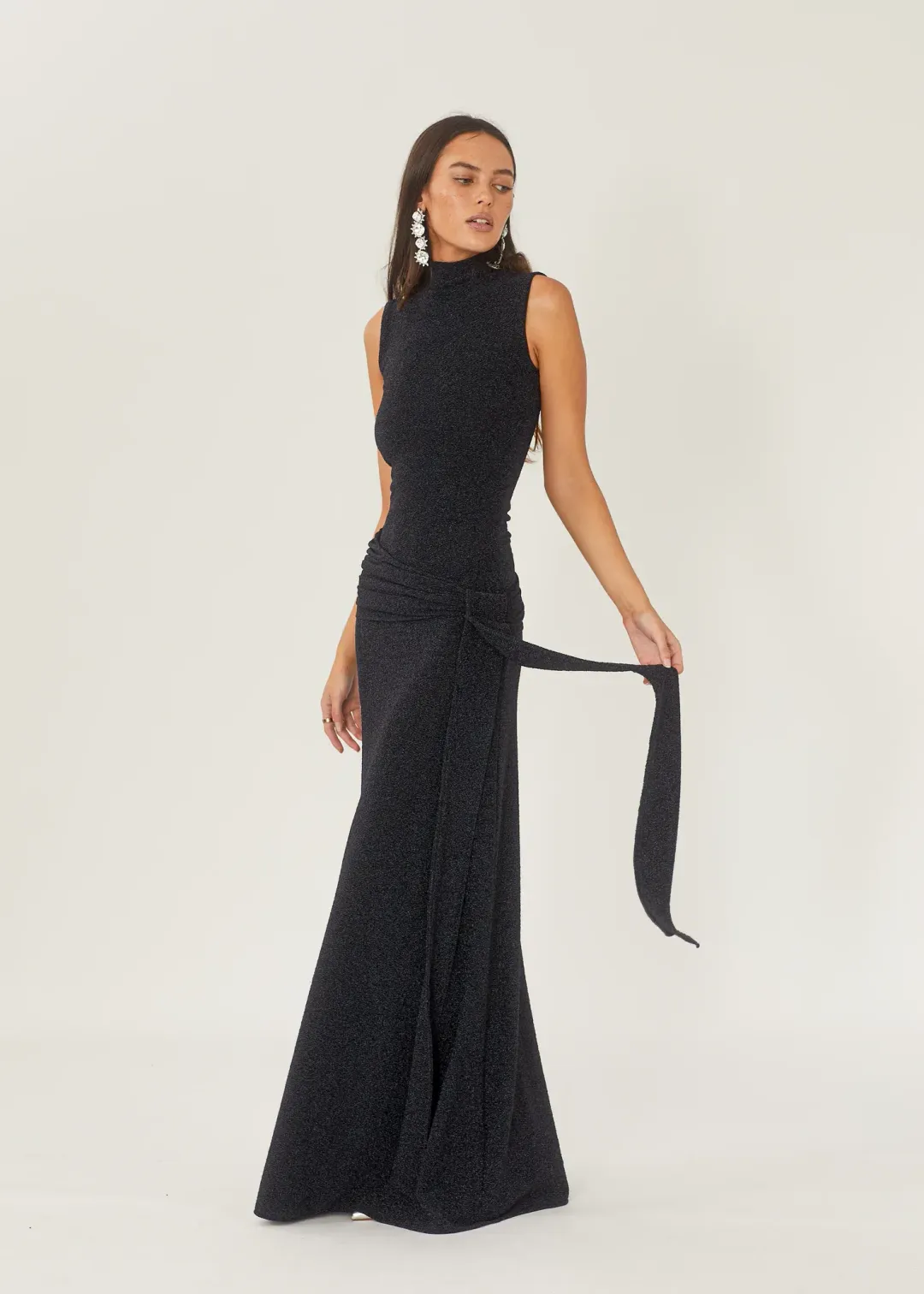 Arcina Ori Monica Dress Black Size M/AU 10 for rent on The Volte - main image