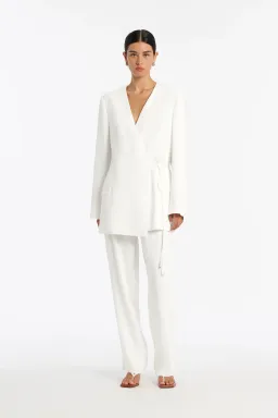 Sir The Label Clemence Blazer White Size 0 / AU 6 for rent on The Volte - image 1