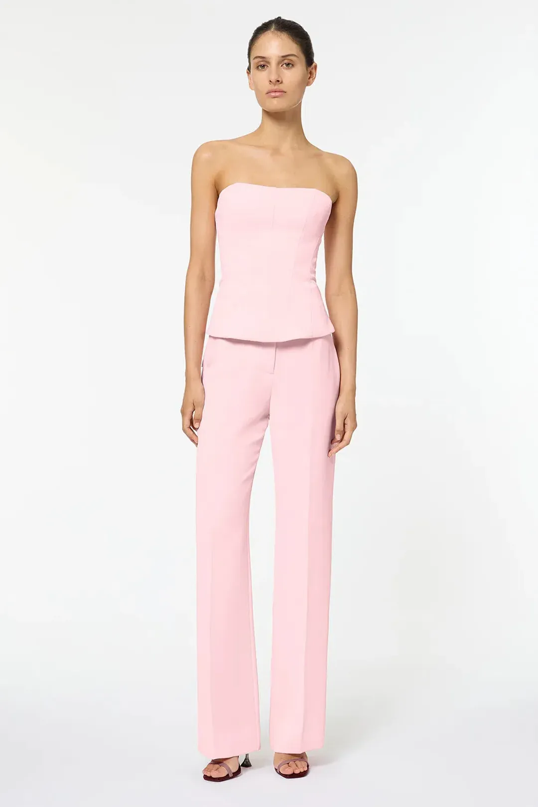 Manning Cartell Editors Pick Top and Pants Set Pink Size AU 8 for rent on The Volte - main image