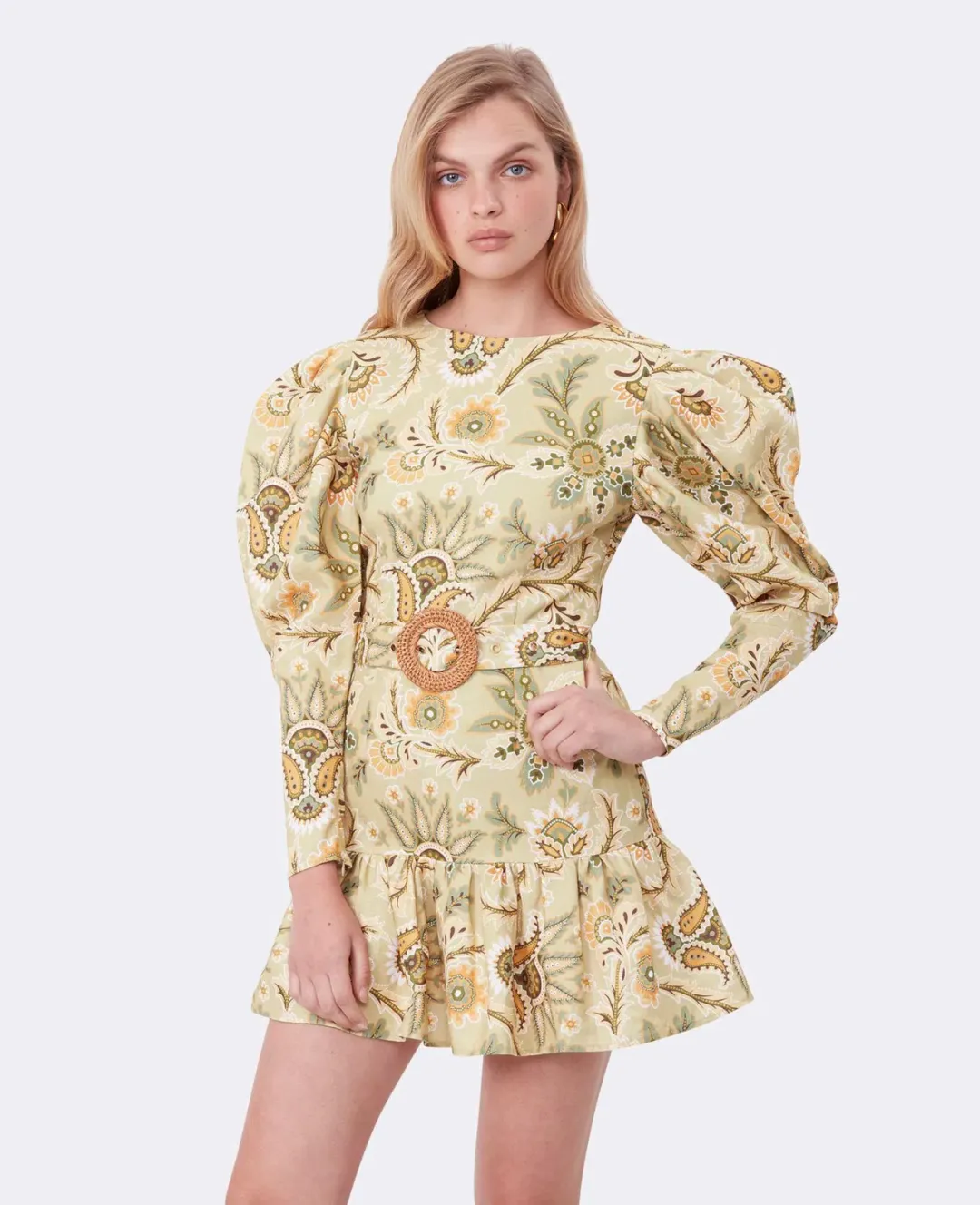 Torannce Edie All Day Dress Green/Print Size 12 for rent on The Volte - main image