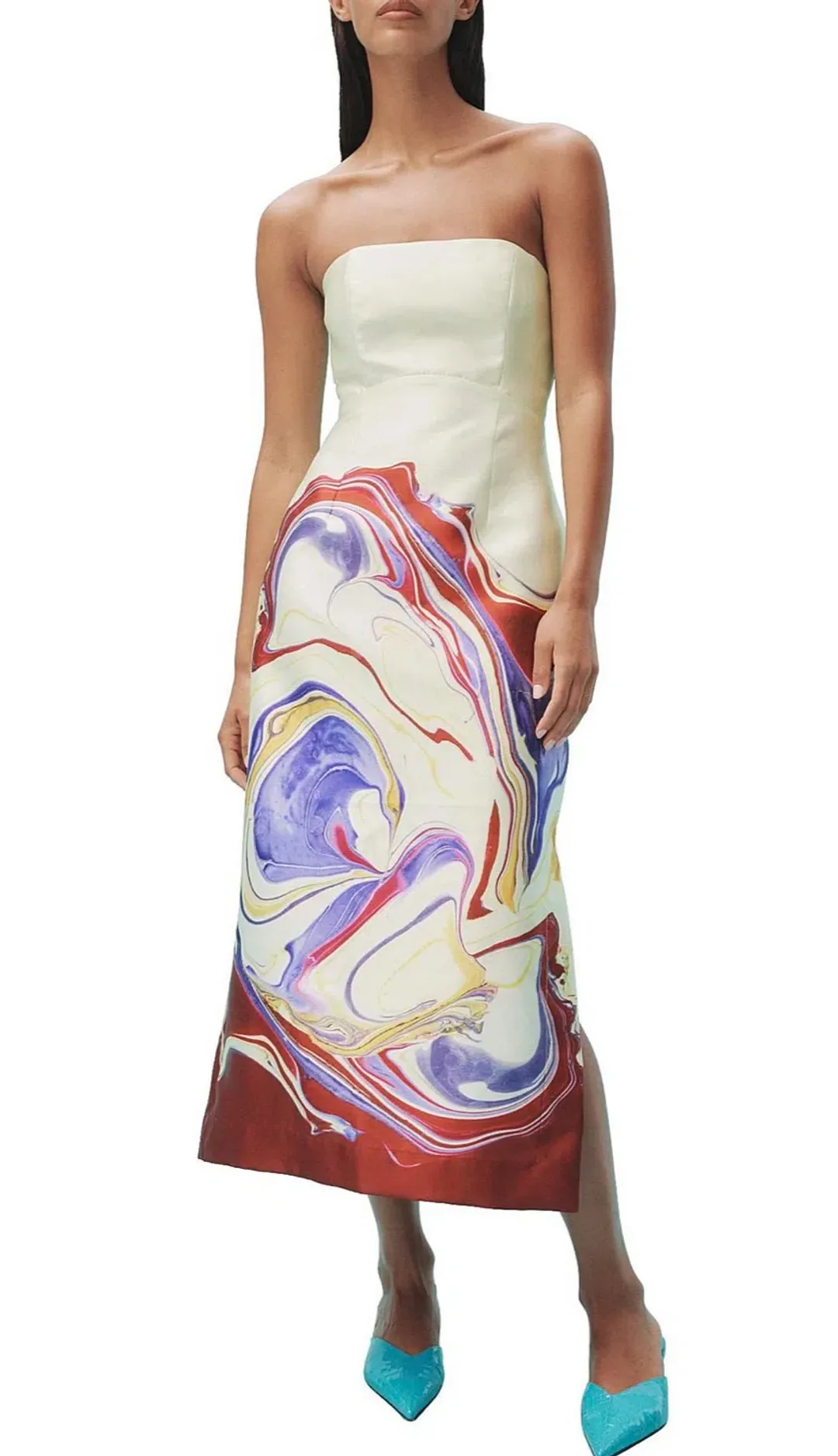 Alemais Luca Corset Dress Multi Size 8 for rent on The Volte - main image