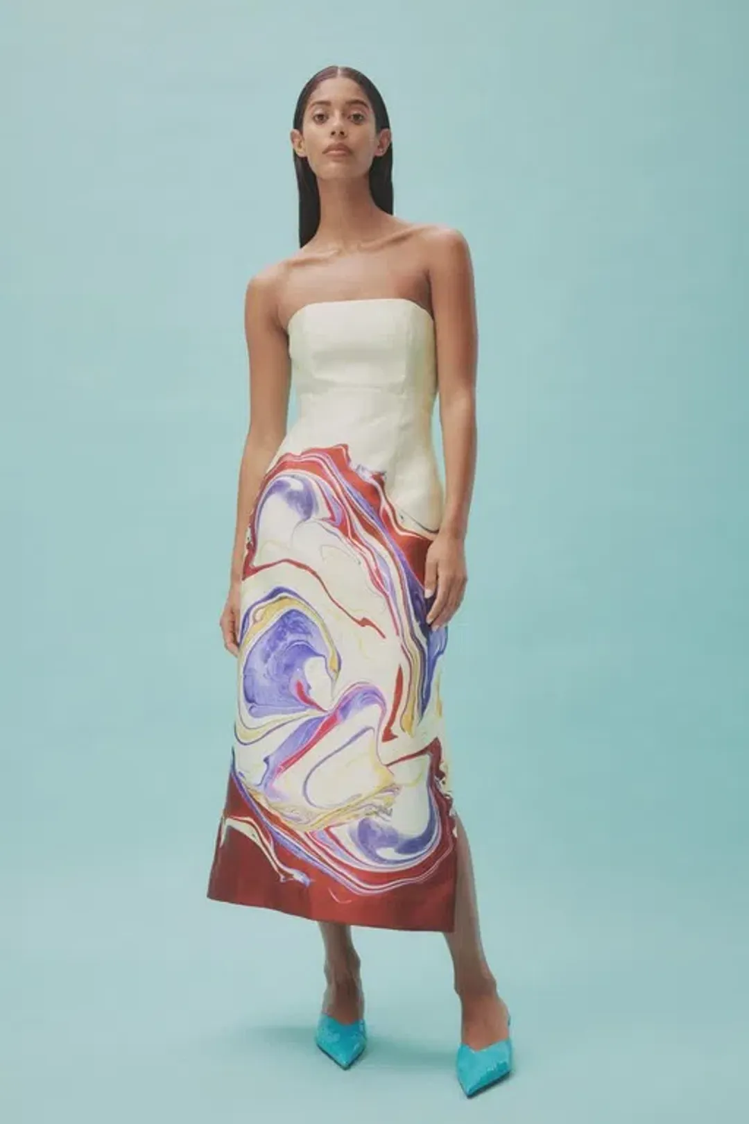 Alemais Luca Corset Dress Multi Size 8 for rent on The Volte - main image