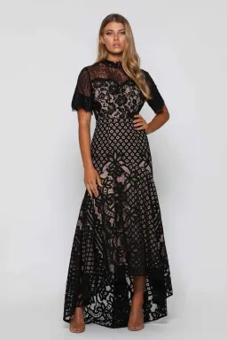 Elle Zeitoune Tayla Dress Black Size 6 for rent on The Volte - image 1