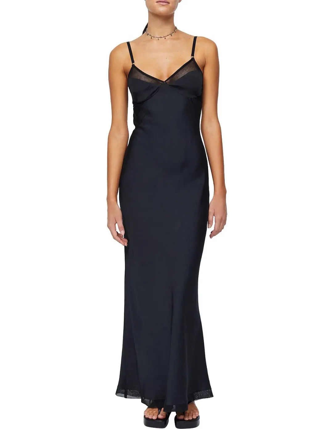 Bec & Bridge Joelle Maxi Dress Black Size 10 for rent on The Volte - main image