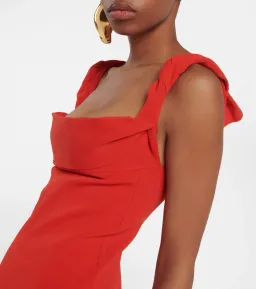 Jacquemus La Robe Maille Alca Dress Red Size FR32 / AU 4 for rent on The Volte - image 2