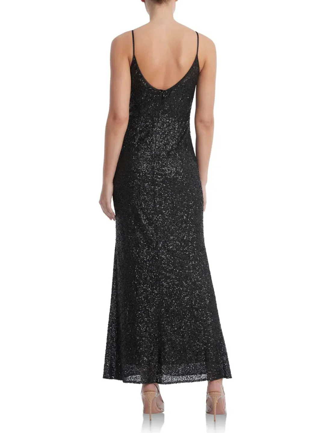 Moss and Spy Greta Gown Black Size AU 12 for rent on The Volte - main image