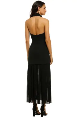 MISHA Sammiah Dress Black Size 12 for rent on The Volte - image 3