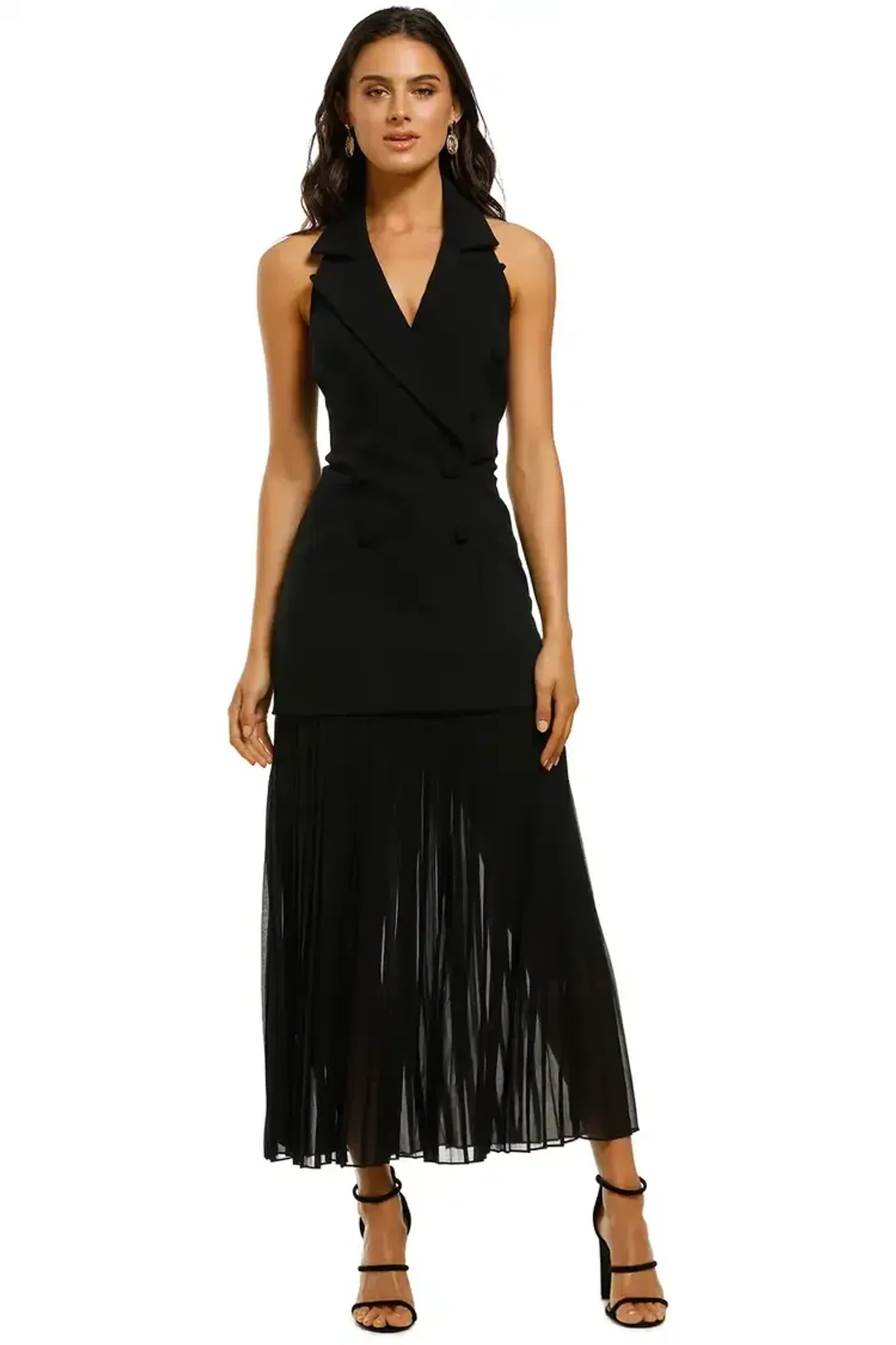 MISHA Sammiah Dress Black Size 8/S for rent on The Volte - main image