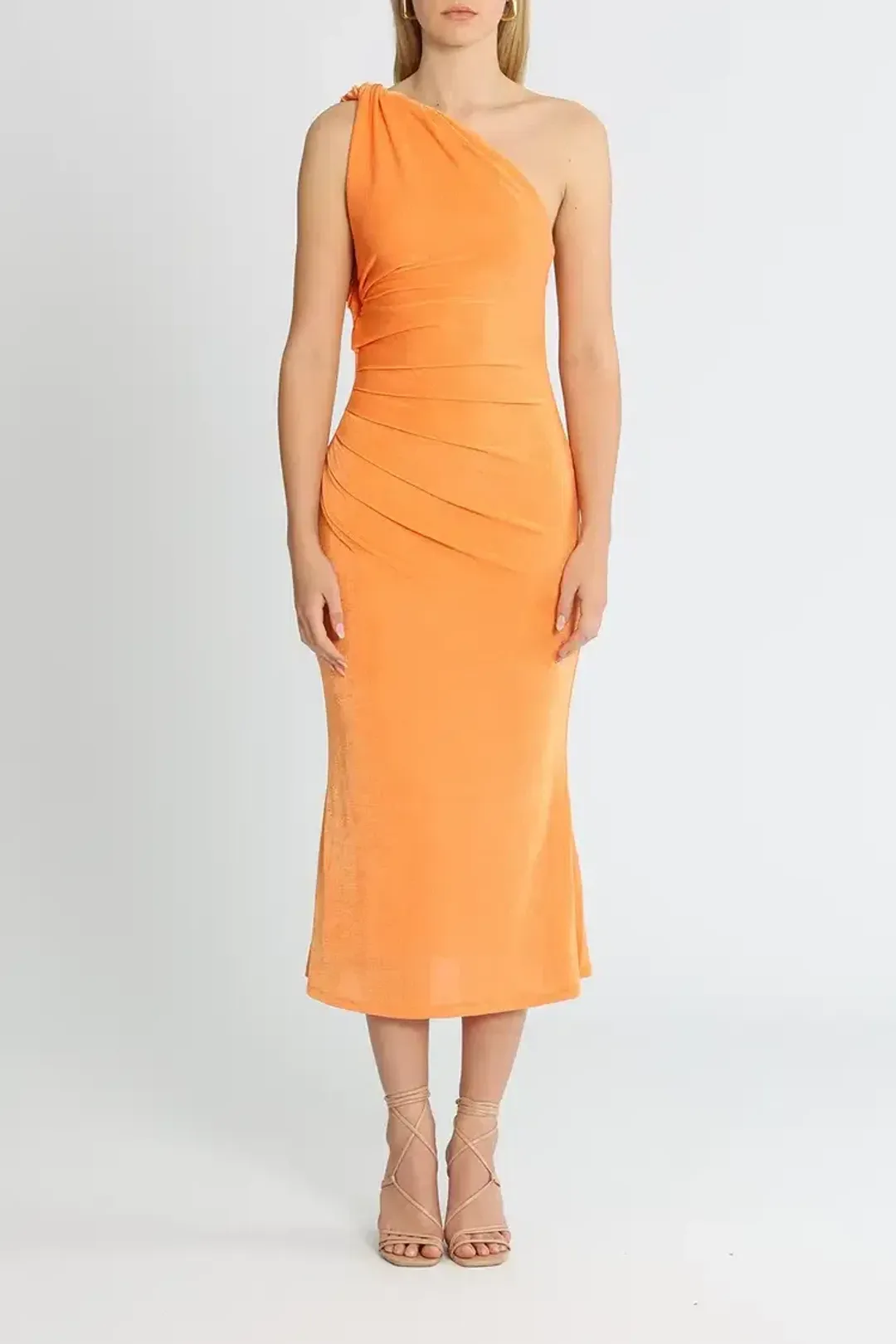 MISHA Dune Dress Orange Size 14 for rent on The Volte - main image