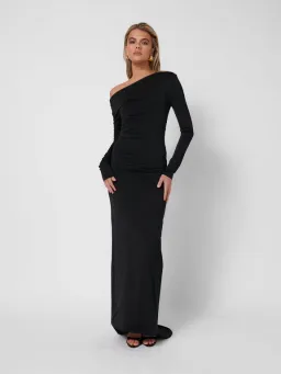 Effie Kats Margot Maxi Dress Black Size 8  for rent on The Volte - image 1
