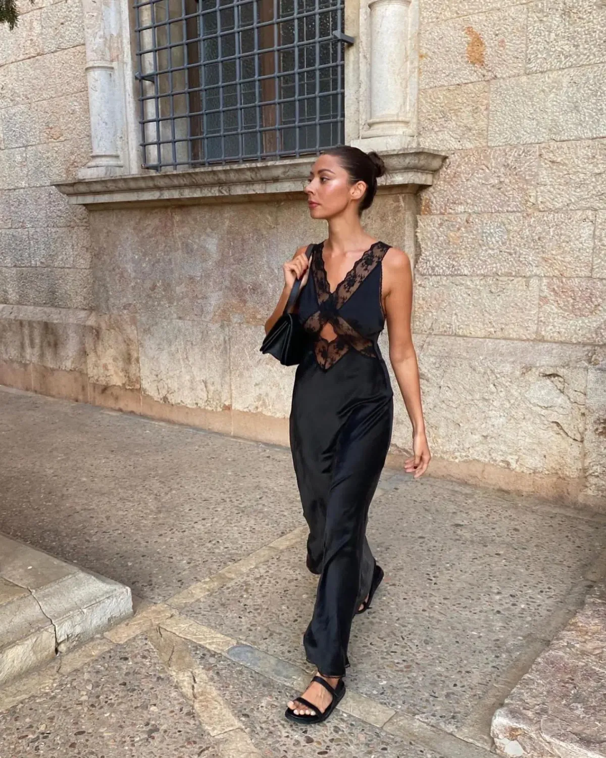 Sir the Label Aries Cut Out Gown Black Size 2 / AU 10 for rent on The Volte - main image