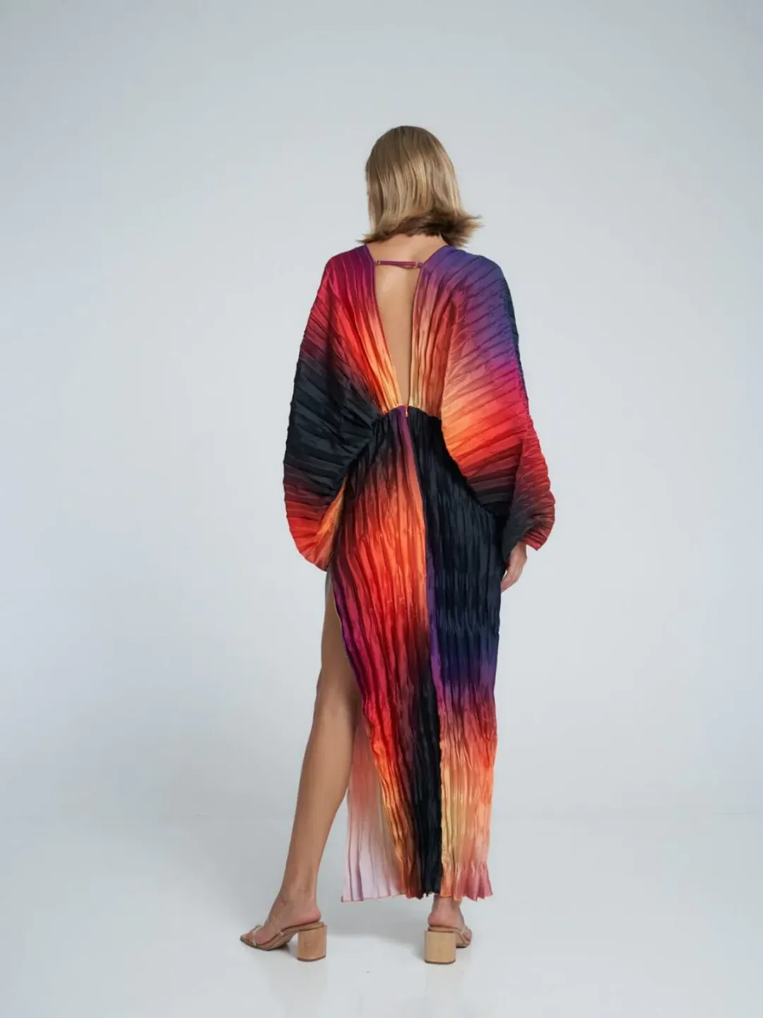 Lidee De Luxe Gown in Fire Ombré Size 8 for rent on The Volte - main image