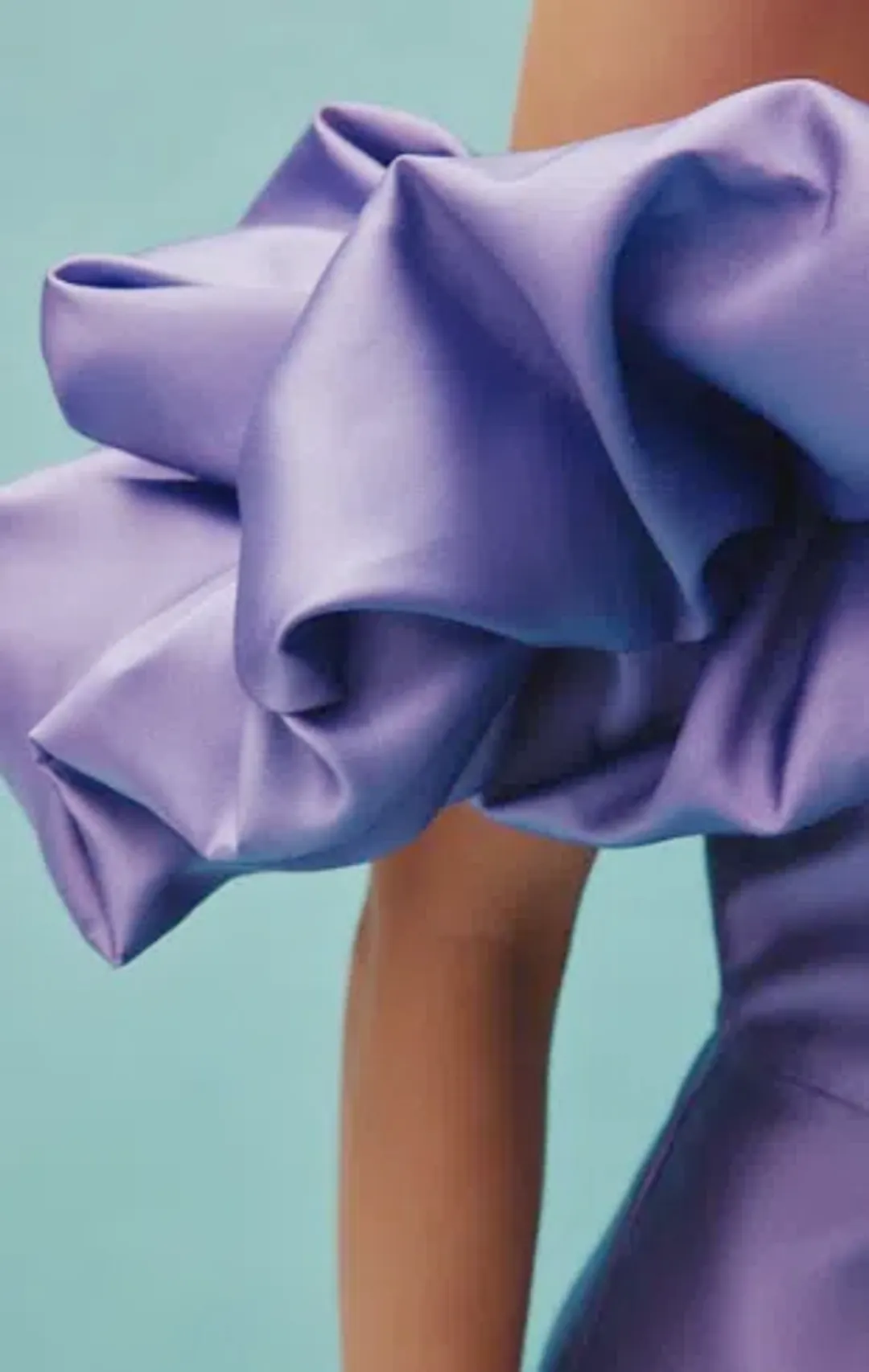 Alemais Suzi Off Shoulder Midi Dress Violet Size 8 for rent on The Volte - main image