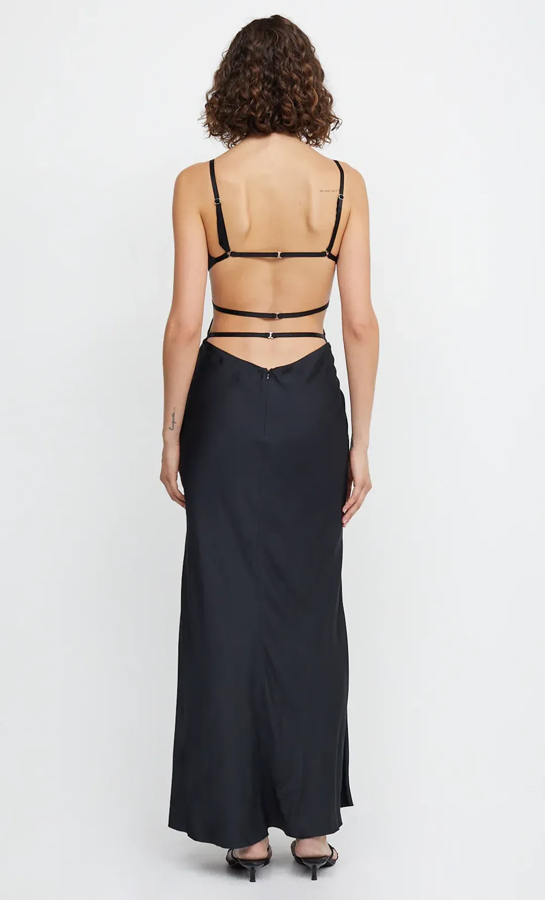 Bec & Bridge Diamond Days Strap Maxi Dress in Black Size 8 for rent on The Volte - main image
