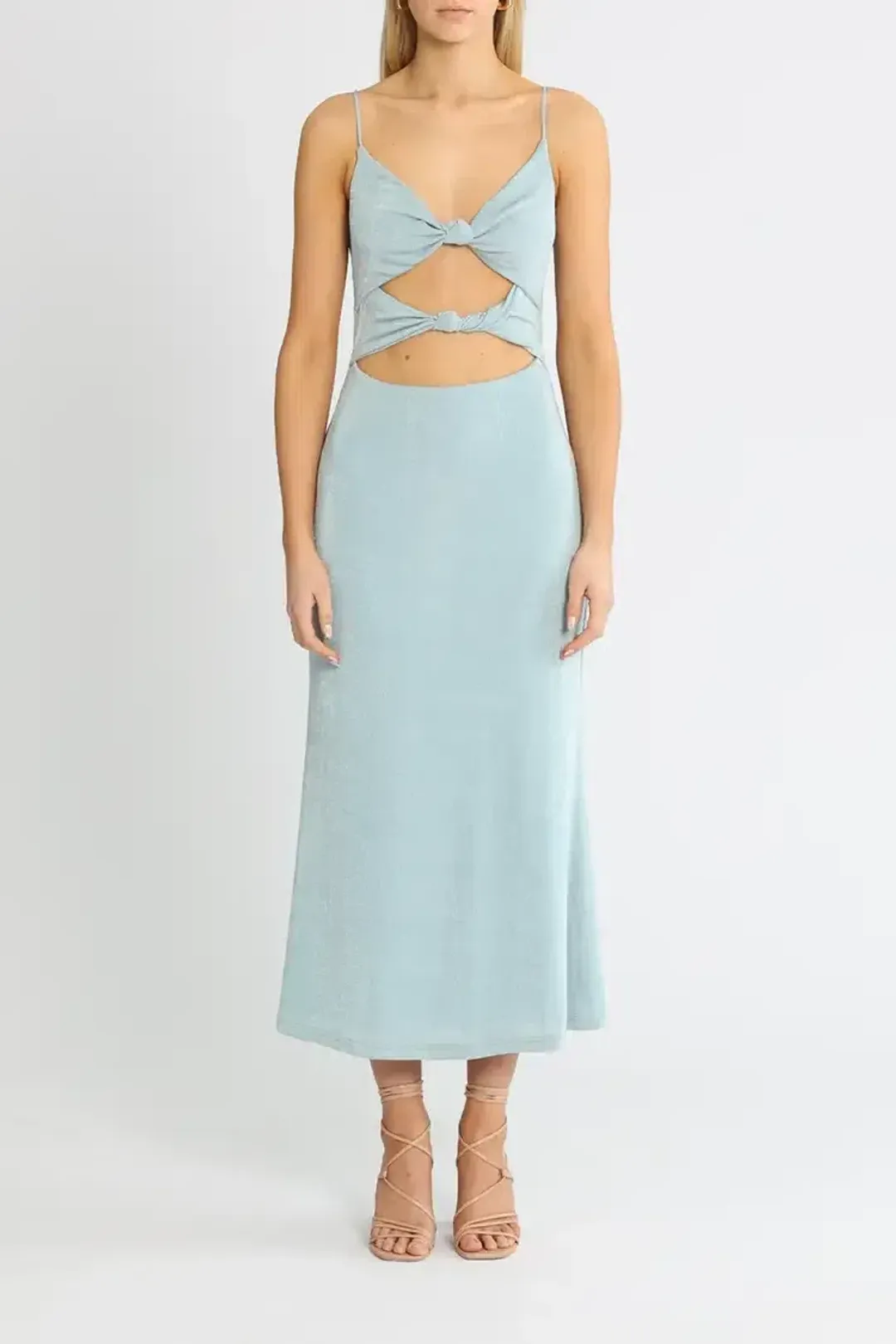 MISHA Oscar Dress Blue Size 10 for rent on The Volte - main image