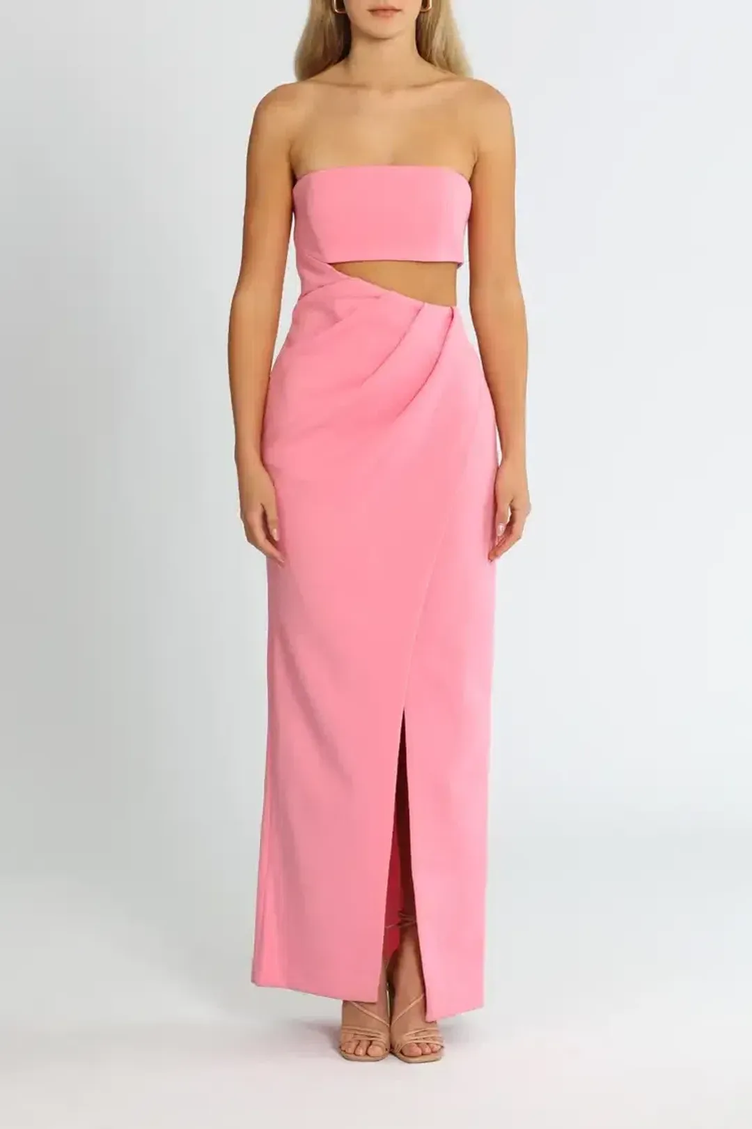 Misha Rowena Gown Blossom Pink Size 10/M for rent on The Volte - main image