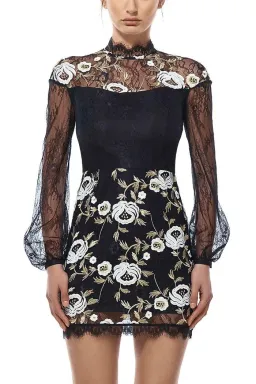 MISHA Black Betty Dress Black Size 12 for rent on The Volte - image 3