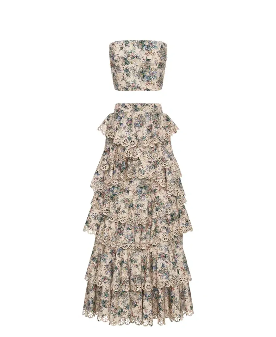 Ixiah Alpine Maxi Set Floral Print Size 10 for rent on The Volte - main image