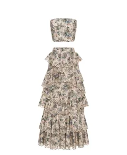 Ixiah Alpine Maxi Set Floral Print Size 10 for rent on The Volte - image 4