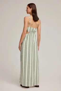 Venroy Cut Out Maxi Dress Stripe Size 8 for rent on The Volte - image 3